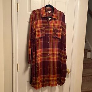 Brand New Cato Button Down Duster…size 14/16W